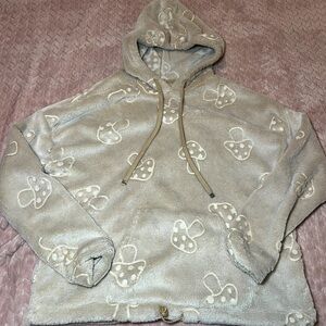 Cozy Mushroom Print Hoodie